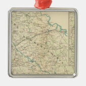 Vicinity Richmond, Va, Peninsula Metalen Ornament (Voorkant)