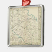 Vicinity Richmond, Va, Peninsula Metalen Ornament (Links)