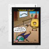 "Vicious Circle" Briefkaart (Voorkant / Achterkant)