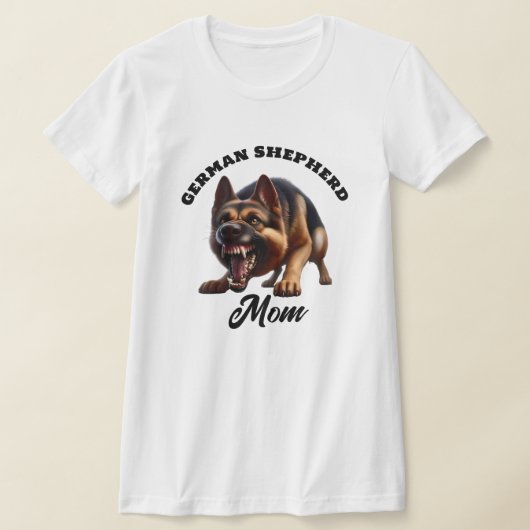 Vicious Duitse Herder Moeder T-shirt (Laagn)