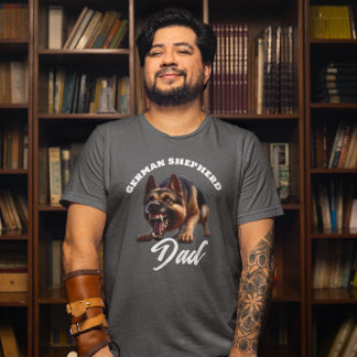 Vicious Duitse Herder Papa T-shirt