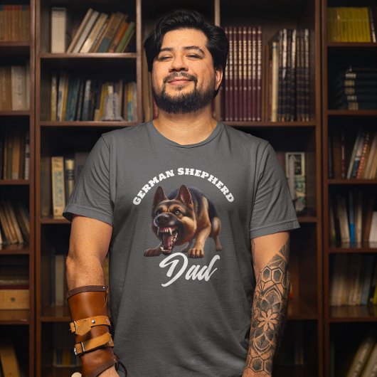 Vicious Duitse Herder Papa T-shirt