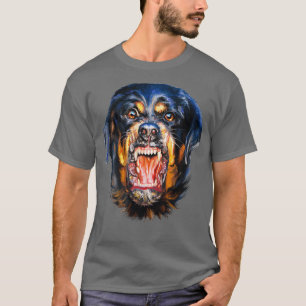 Vicious Rottweiler Dog T-shirt