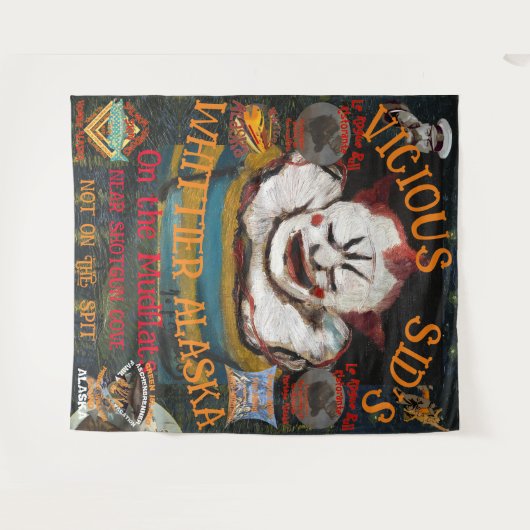 VICIOUS SID'S CASSOULET BAR WHITTIER ALASKA WANDKLEED (Voorkant (horizontaal))