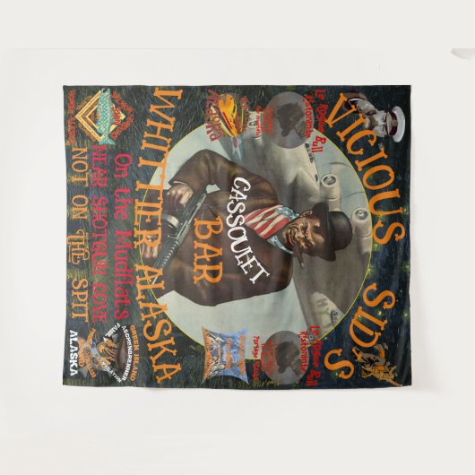 VICIOUS SID'S CASSOULET BAR WHITTIER ALASKA WANDKLEED (Voorkant (horizontaal))