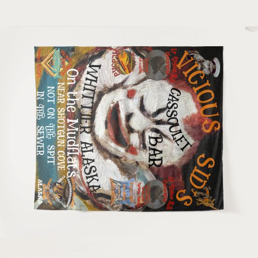 VICIOUS SID'S CASSOULET BAR WHITTIER ALASKA WANDKLEED (Voorkant (horizontaal))