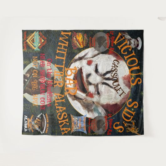 VICIOUS SID'S CASSOULET BAR WHITTIER ALASKA WANDKLEED (Voorkant (horizontaal))