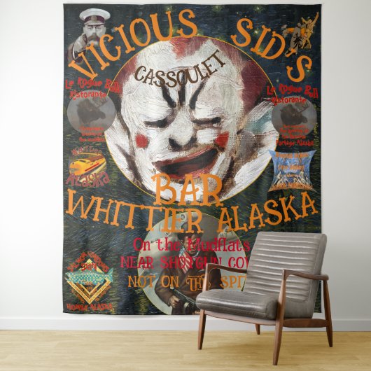 VICIOUS SID'S CASSOULET BAR WHITTIER ALASKA WANDKLEED (In situ)