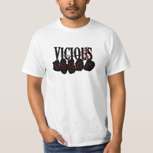 Vicious Vegan T-shirt (Voorkant)
