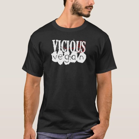 Vicious Vegan T-shirt (Voorkant)