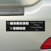 Vicious Whips Bumpersticker (Op auto)
