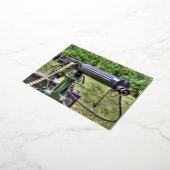 Vickers Pistool Folie Feestdagen Briefkaart (Gedraaid)