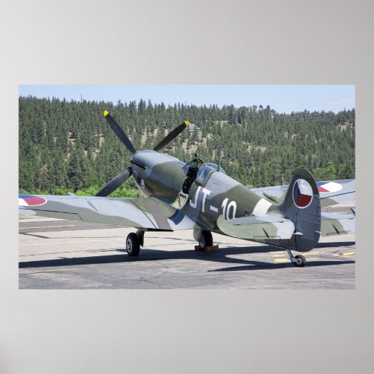 VICKERS SPITPFIRE OP STANDBY POSTER (Voorkant)