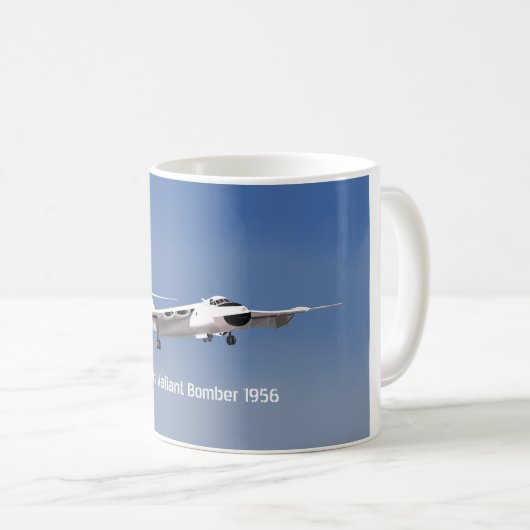 Vickers Valiant Bomber Coffee Mok (Voorkant rechts)
