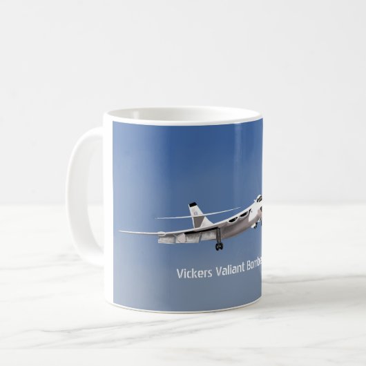 Vickers Valiant Bomber Coffee Mok (Voorkant links)