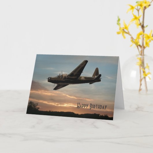 Vickers Wellington-bommenwerper Kaart (Gele Bloem)