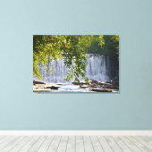 Vickery Creek Herfsten, Roswell, Georgia Canvas Afdruk (Insitu (Houten vloer))