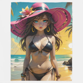 Vicki Dollz Fleece Deken