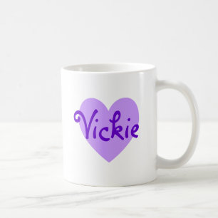 Vickie in Paars Koffiemok