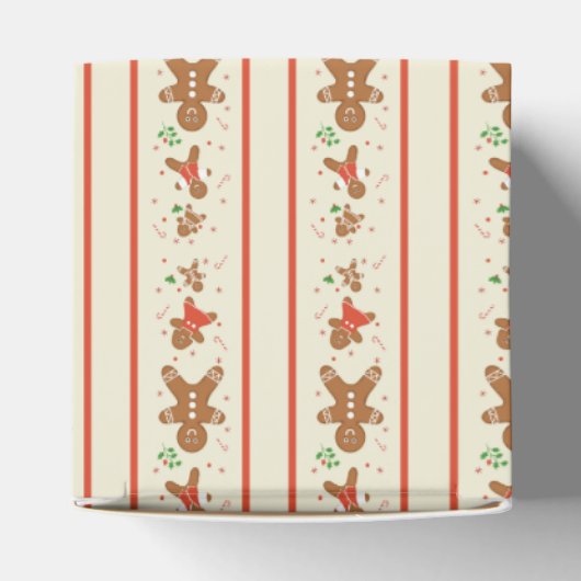 Vickie’s Gingerbread Parade-Cream Bedankdoosjes (Bovenkant)