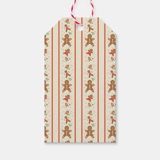 Vickie’s Gingerbread Parade-Cream Cadeaulabel (Voorkant)