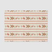 Vickie’s Gingerbread Parade-Cream Tissue Paper Tissuepapier (Voorkant)