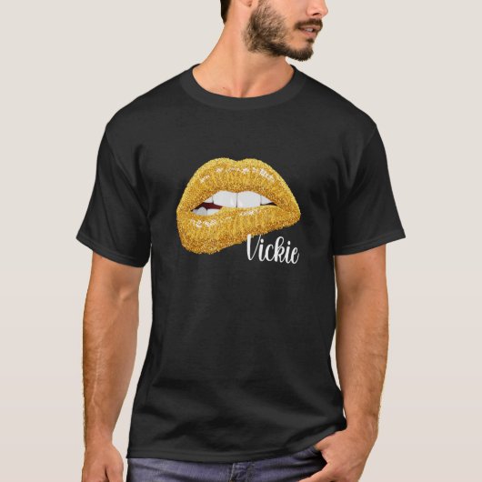 Vickie voornaam t-shirt (Voorkant)