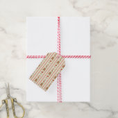 Vickie's Gemberbrood Parade-Cream  Cadeaulabel (Met Touw)
