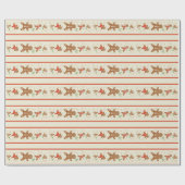 Vickie's Gemberbrood Parade-Cream Cadeaupapier (Vlak)