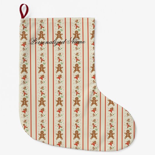 Vickie's Gemberbrood Parade-Cream Grote Kerstsok (Voorkant)
