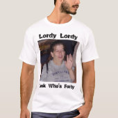 Vicki's 40ste t-shirt (Voorkant)