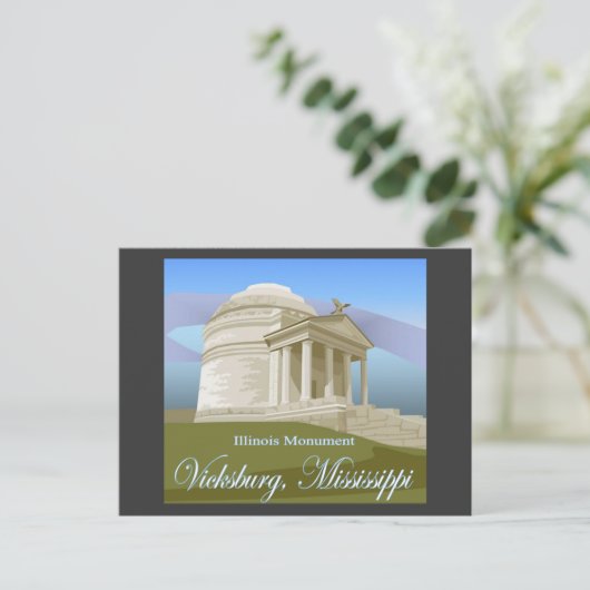 Vicksburg, het Briefkaart van lidstaten (Staand voorkant)