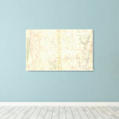 Vicksburg, Jackson, Big Black River Bridge Canvas Afdruk (Insitu (Houten vloer))