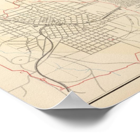 Vicksburg Meridian, Miss Poster (Hoek)