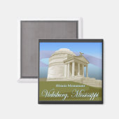 Vicksburg, Mississippi Doggie Magnet (Voorkant / Achterkant)