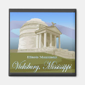 Vicksburg, Mississippi Doggie Magnet (Voorkant)