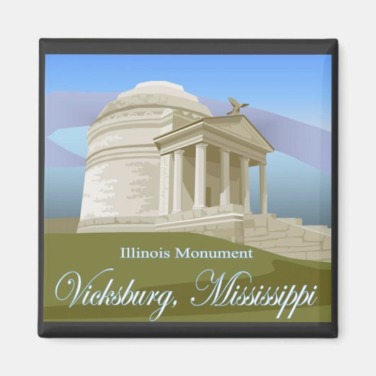 Vicksburg, Mississippi Doggie Magnet (Voorkant)