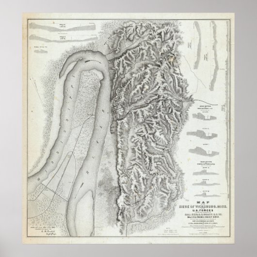 Vicksburg, Missouri Poster (Voorkant)