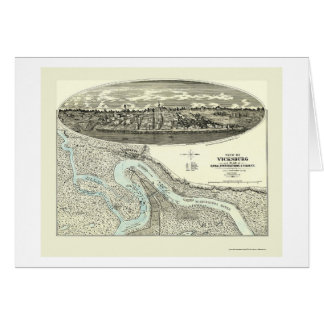 Vicksburg, MS Panoramic Map - 1863