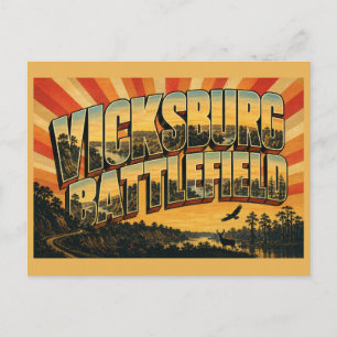 Vicksburg National Military Park MS Reis Reclame Briefkaart