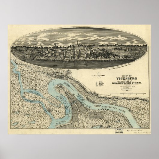Vicksburg Poster (Voorkant)