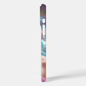 Vicky heeft haar hoofd in de bloemenwolken AI Art Case-Mate iPhone Case (Achterkant / Links)
