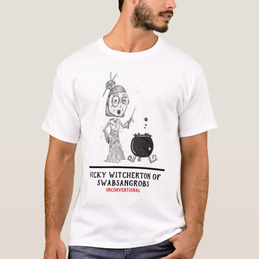 "Vicky Witcherton" White T-Shirt (Voorkant)