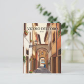 Vicolo dell'Oro Italië Briefkaart (Staand voorkant)