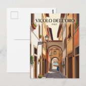 Vicolo dell'Oro Italië Briefkaart (Voorkant / Achterkant)