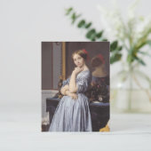 Vicomtess othenin Dhaussonville fijn kunstportret Briefkaart (Staand voorkant)