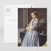 Vicomtess othenin Dhaussonville fijn kunstportret Briefkaart (Voorkant / Achterkant)