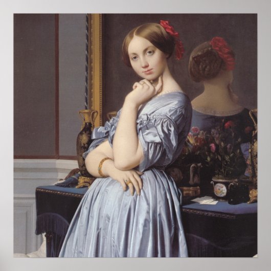 Vicomtess othenin Dhaussonville fijn kunstportret Poster (Voorkant)