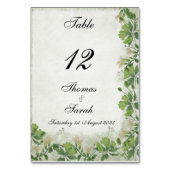 Vicorian Meadow Huwelijksuitnodiging Kaart (Voorkant)