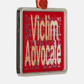 Victim Advocate Metalen Ornament (Rechts)